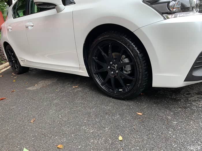 超音速石英白武汉提车升级trd18寸锻造轮毂