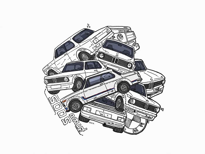 【图】梦开始的地方,再次手绘本田飞度,一代经典神车的延续_飞度论坛