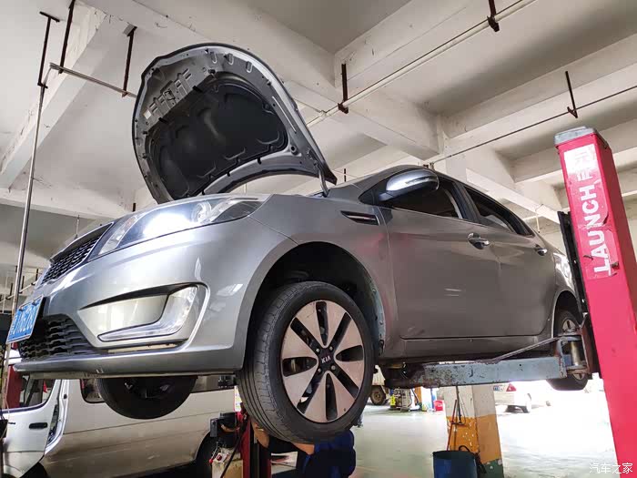 【图】7年的k2助力泵漏油维修案例及大保养_起亚k2论坛_汽车之家论坛