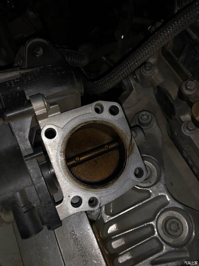 近五万公里自己动手清洗节气门12t