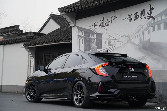 黑色十代思域fk7改装案例分享