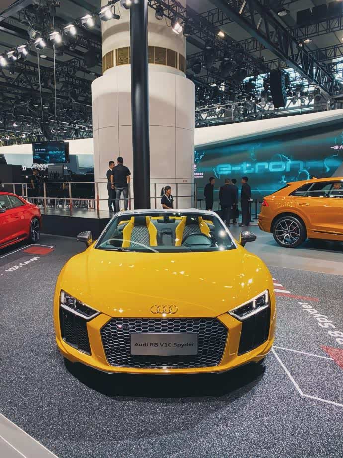 广州车展-奥迪r8,依然是奥迪家族的王者