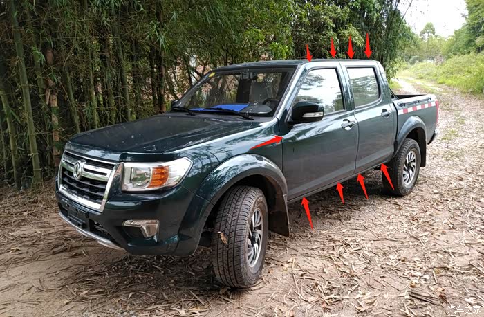 5t柴油四驱短货箱乞丐版,浅谈一千多公里用车感受_锐骐皮卡论坛_汽车