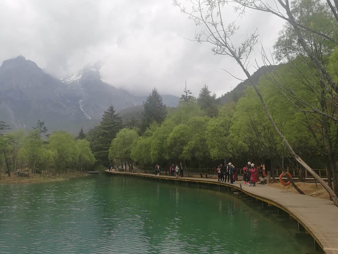 【图文】云南玉龙雪山之蓝月谷听涛湖