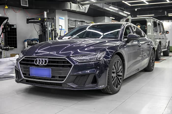 【图】【圆梦rs】苍穹蓝提车作业,a7整改rs7包围,改装细节分享_奥迪rs