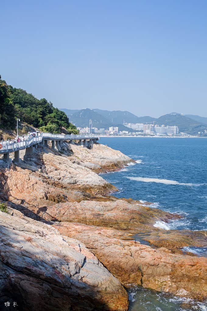 全民用车记防波堤公园