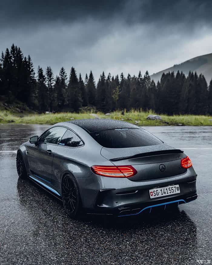 奔驰c63s coupe amg改装