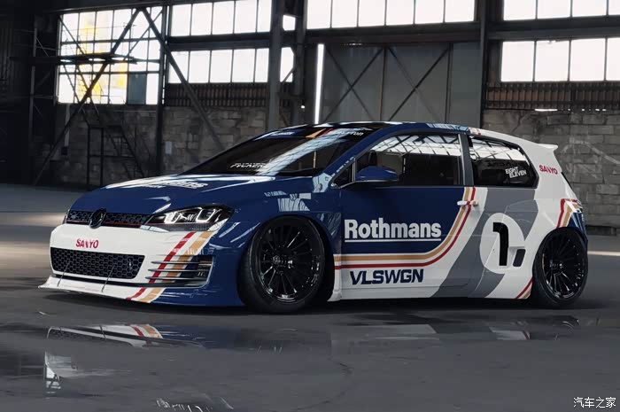【图】golf lb汽车改色私人定制彩绘rothmans 1号实车_高尔夫论坛
