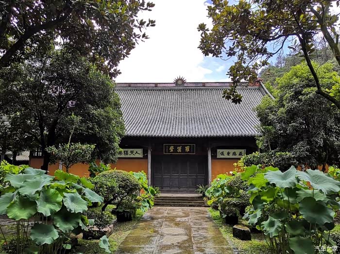 驾车初游国清寺