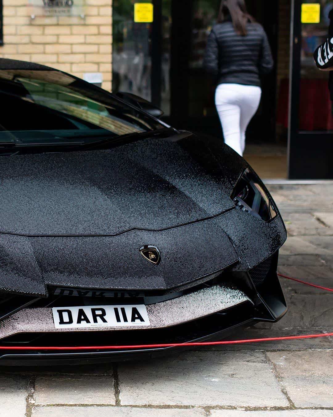 镶满施华洛世奇水晶的大牛sv