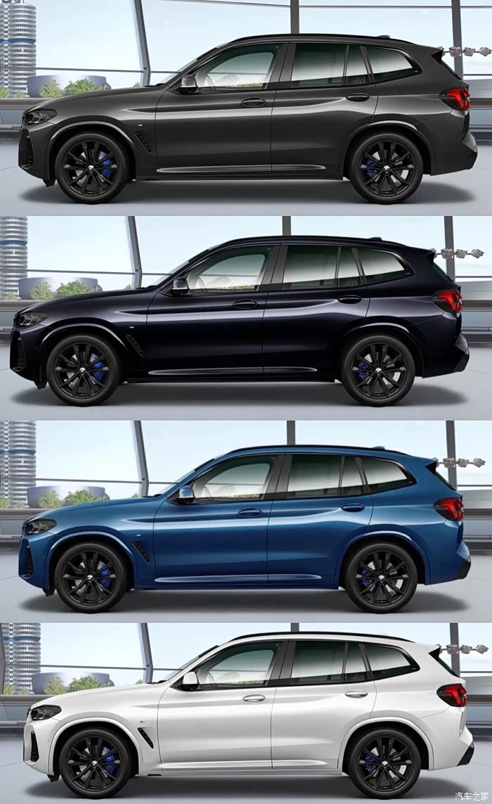 关于22款新x3的车漆颜色选择