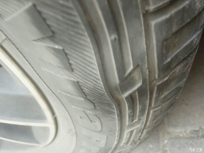 【图】2016途观前轮有鼓包换什么牌子轮胎好