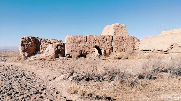 冬日游西北明汉古长城遗址