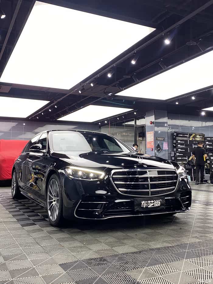 奔驰s450改装升级4d全套大柏林主动式氛围灯精美大片心动