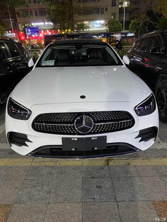 【图】深圳地区提白色大标e300_奔驰e级论坛_汽车之家论坛