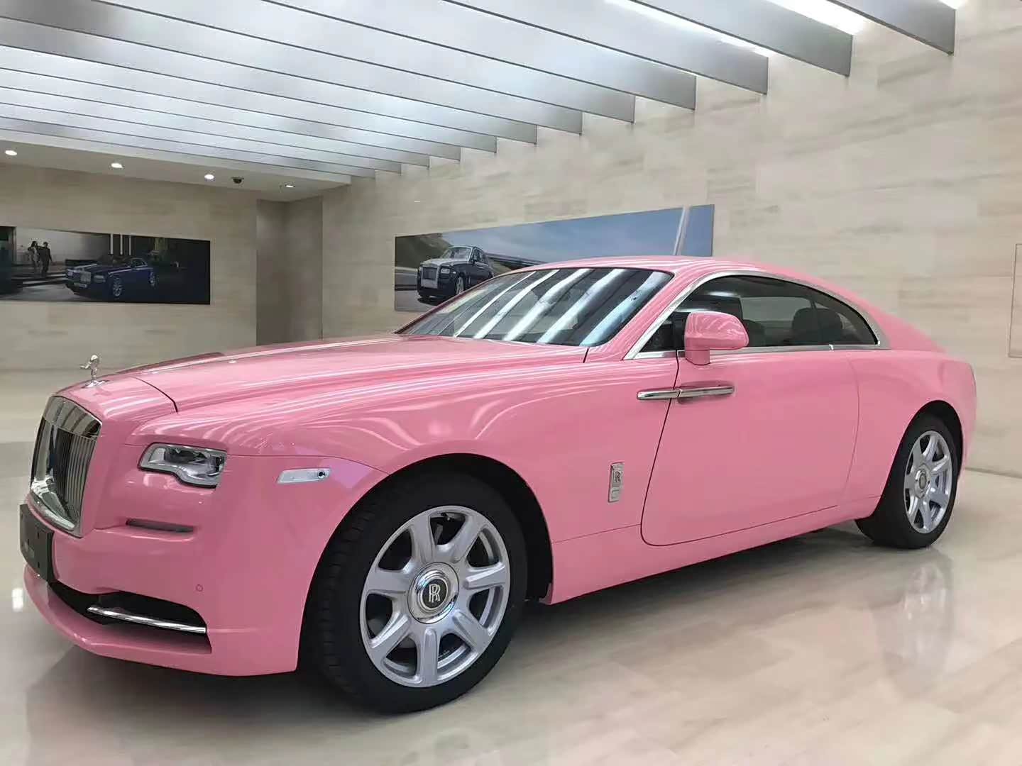 【图】劳斯莱斯魅影粉色好萌萌哒._劳斯莱斯论坛_汽车之家论坛
