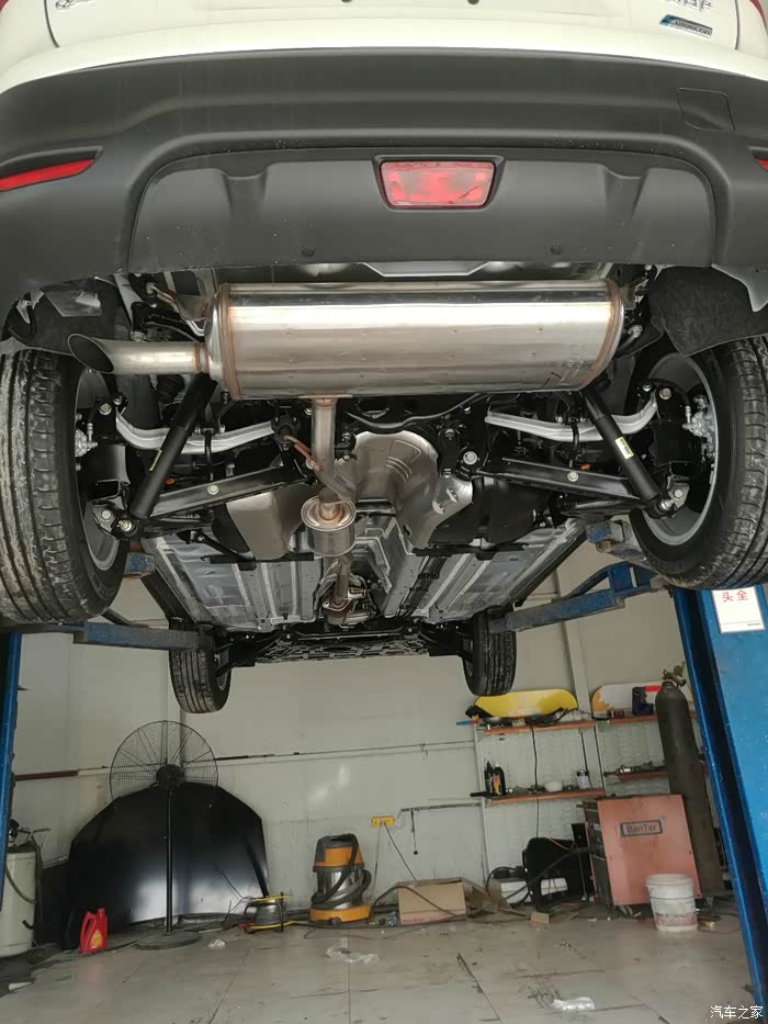 加入了逍客大家庭新车第二天开始底盘装甲