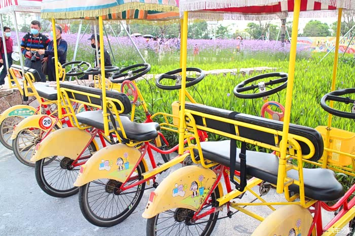 几乎每个景区都有的自行车,骑车的乐趣并在其本身,而在于沿途的风景.