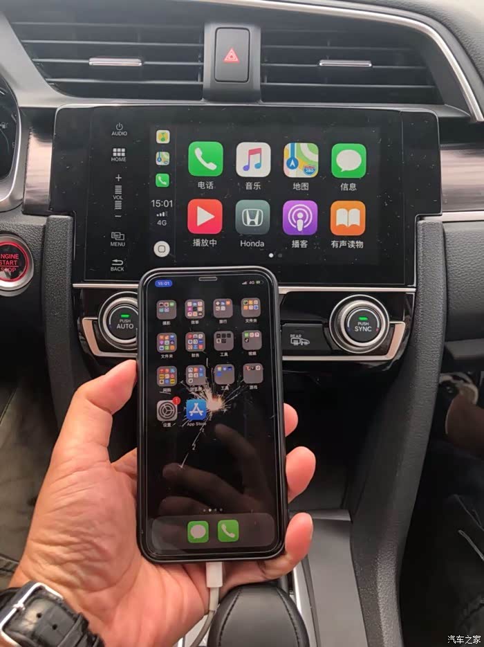 19款十代思域劲擎版改carplay功能分享