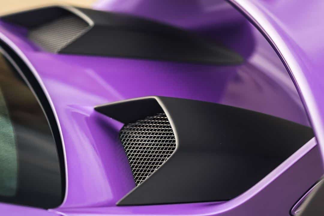 紫色的保时捷911991gt3的魅力凡人无法挡