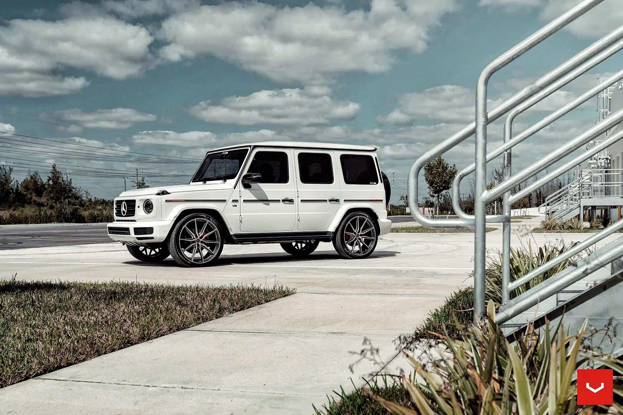 【图】白色的涂装让这台车看上去更加的霸气_奔驰g级论坛_汽车之家