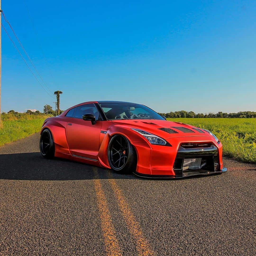 日产gtr改装宽体,战斗又好看!