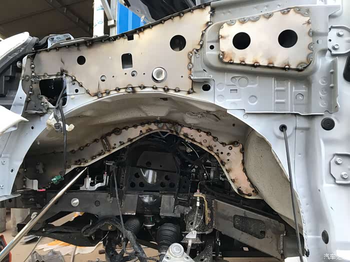 关于五十铃翼子板大梁上三角臂的加固方案收藏方案