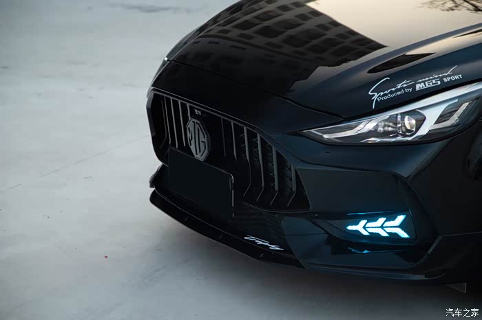 【图】mg5黑武士绝唱!xpower运动款中网!_名爵5论坛_汽车之家论坛