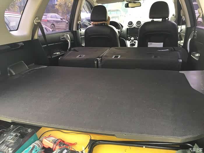 【图】h6床车的福音,后排座椅终于可以放平了_哈弗h6论坛_汽车之家