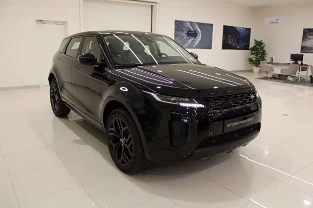 全新路虎揽胜极光实车黑色的中网格栅造型非常有精致的运动感