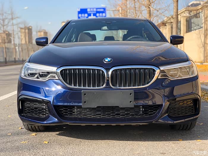 【图】也许是论坛首台丹泉石蓝540i正式提车作业并请认证_宝马5系论坛