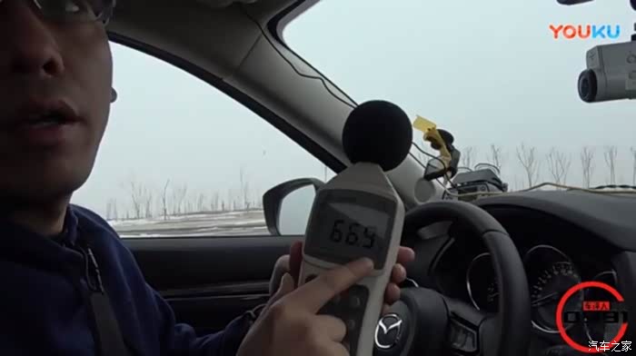 0991车评测试的新CX-5噪音值