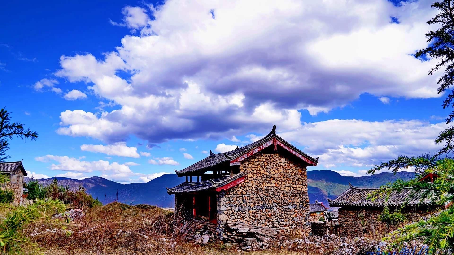 云南入选的丽江白沙玉湖村玉湖村是白沙乡距雪山最近的古村落