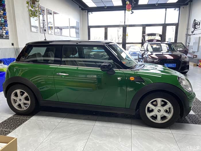 【图】给小mini换衣服啦～邮政绿改色!_mini论坛_汽车之家论坛