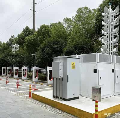 15分钟高效充电!苏州首座特斯拉v3超级充电站落成._江苏_手机汽车之家