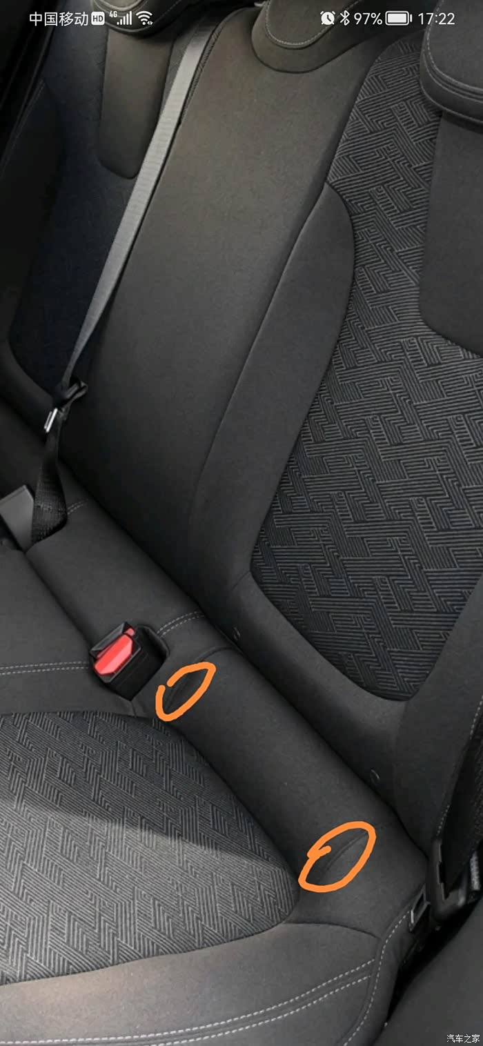 昂科拉gx的isofix的接口在哪明明配置上面说有的