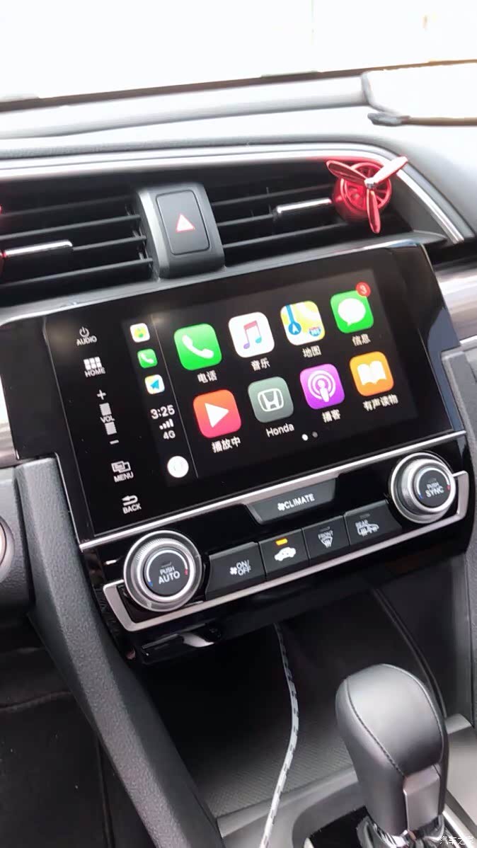 19款十代思域劲擎版改carplay功能分享