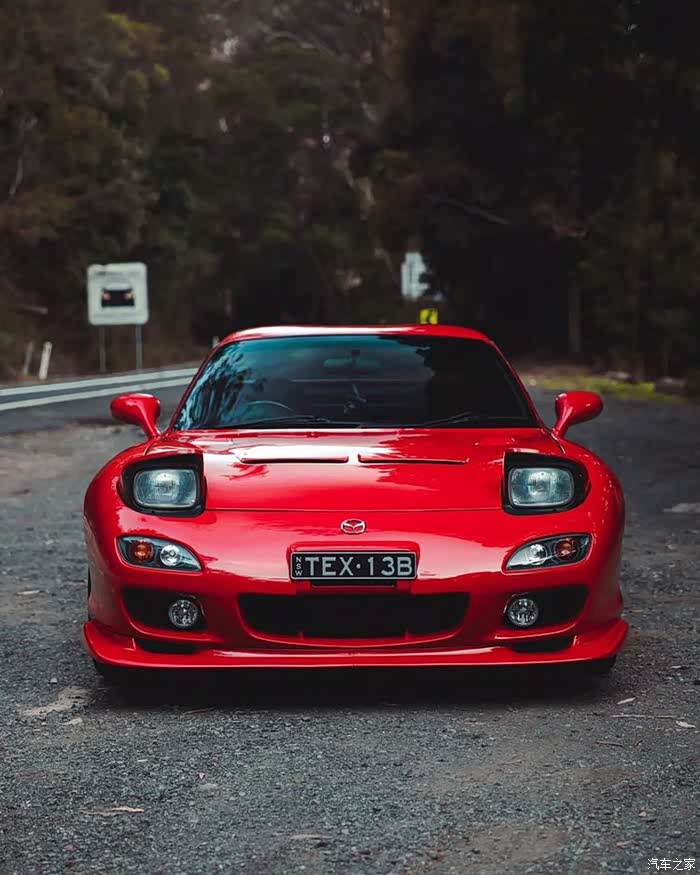 马自达rx-7,转子 翻灯,这也太美了