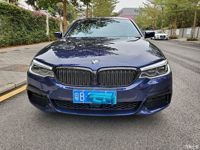 【图】深圳首台丹泉石蓝530i_宝马5系论坛_汽车之家论坛