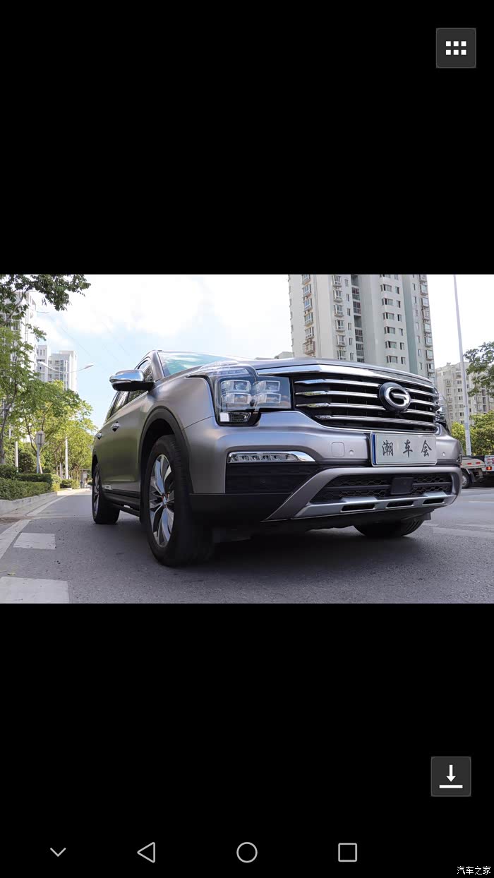 【图】锡城gs8改色电光灰多图鉴赏_传祺gs8论坛_汽车之家论坛