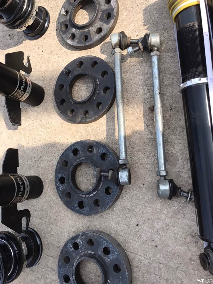 borders1避震blox法兰可调拉杆