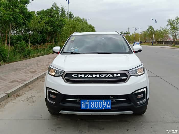 奋斗青年的座驾,新疆库尔勒长安cs 55提车作业贴