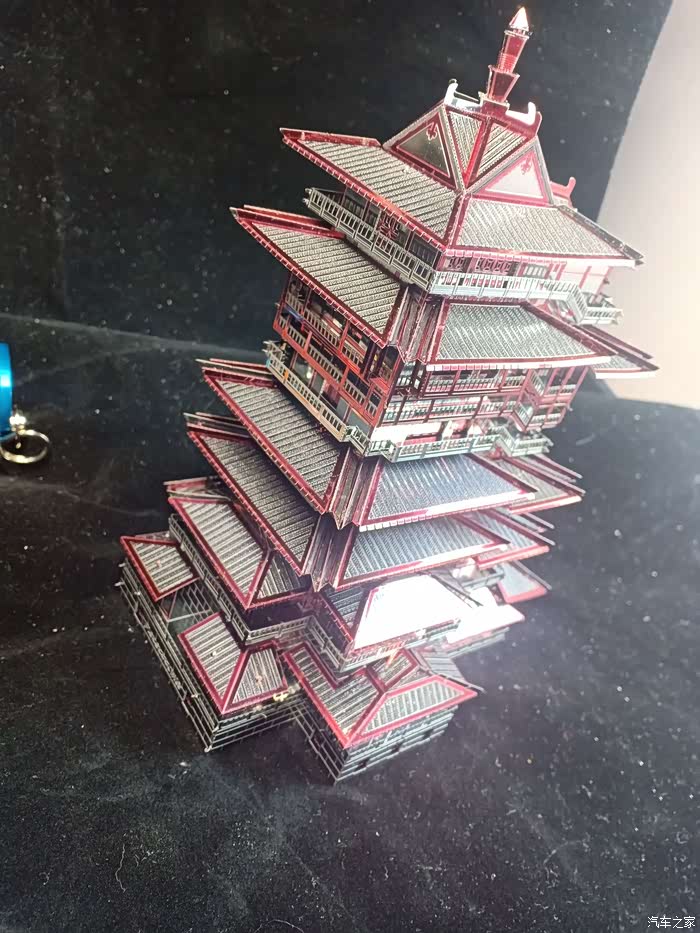 不一样的k3拼装金属模型越王楼