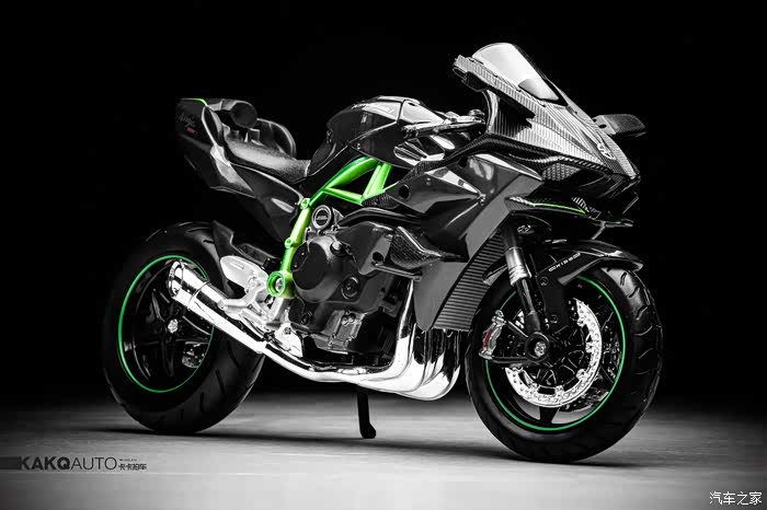 卡卡pai车模暴力时速400新手难以驾驭的重机车川崎h2r