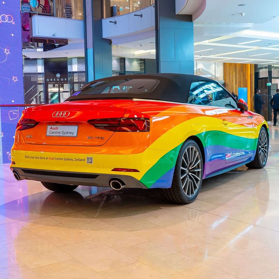 【图】彩虹色奥迪,每天都有好心情._奥迪a6l论坛_汽车之家论坛