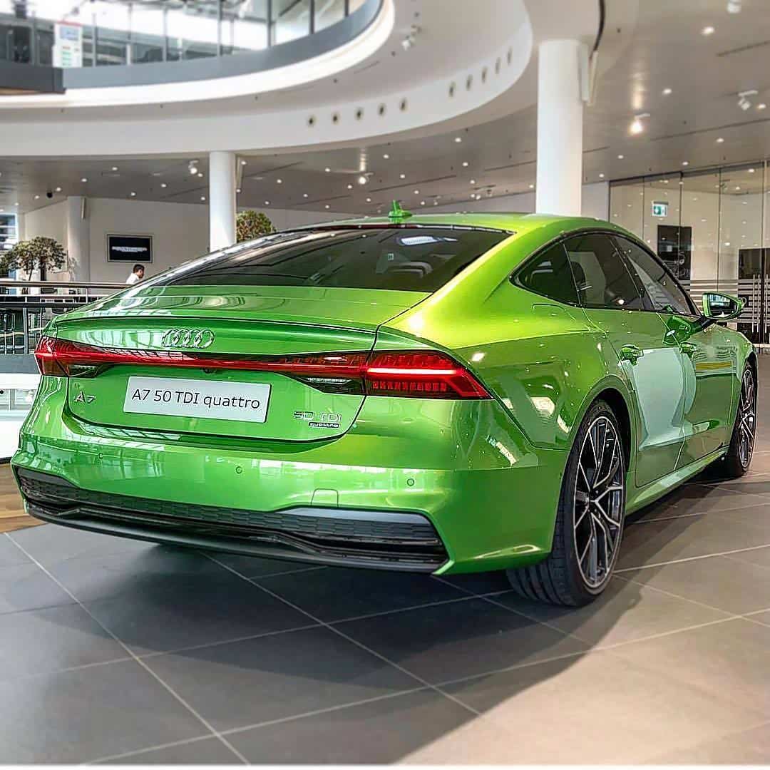 德国定制绿色的a7,你喜欢吗?