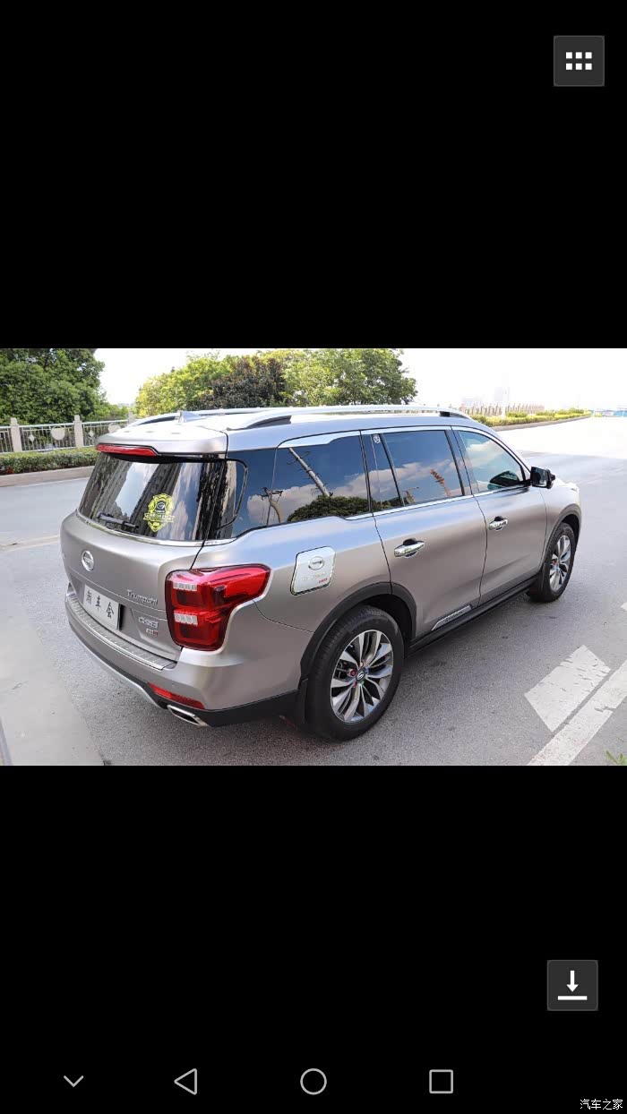 【图】锡城gs8改色电光灰多图鉴赏_传祺gs8论坛_汽车之家论坛