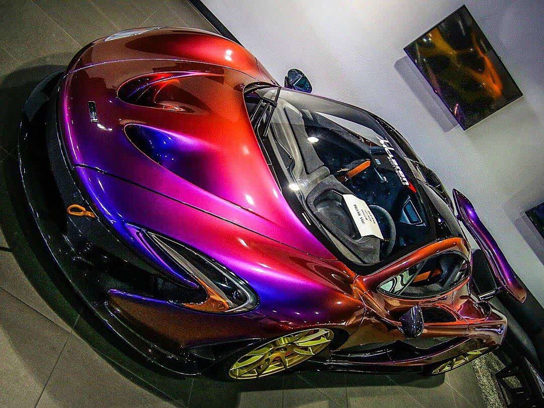 炫彩迈凯伦p1光彩夺目太耀眼了