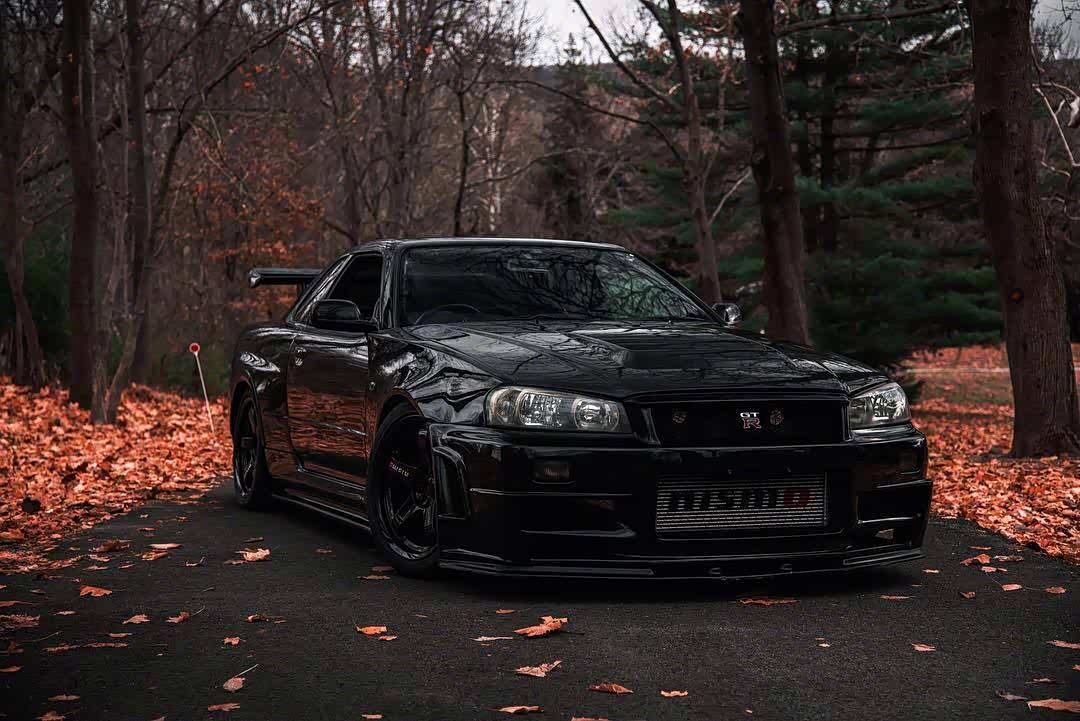 日产gtr黑色战神一枚!