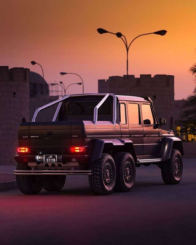 6x6的奔驰g63 就是真豪横